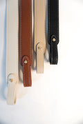 Brown Vegan Leather Strap A Bag Concept