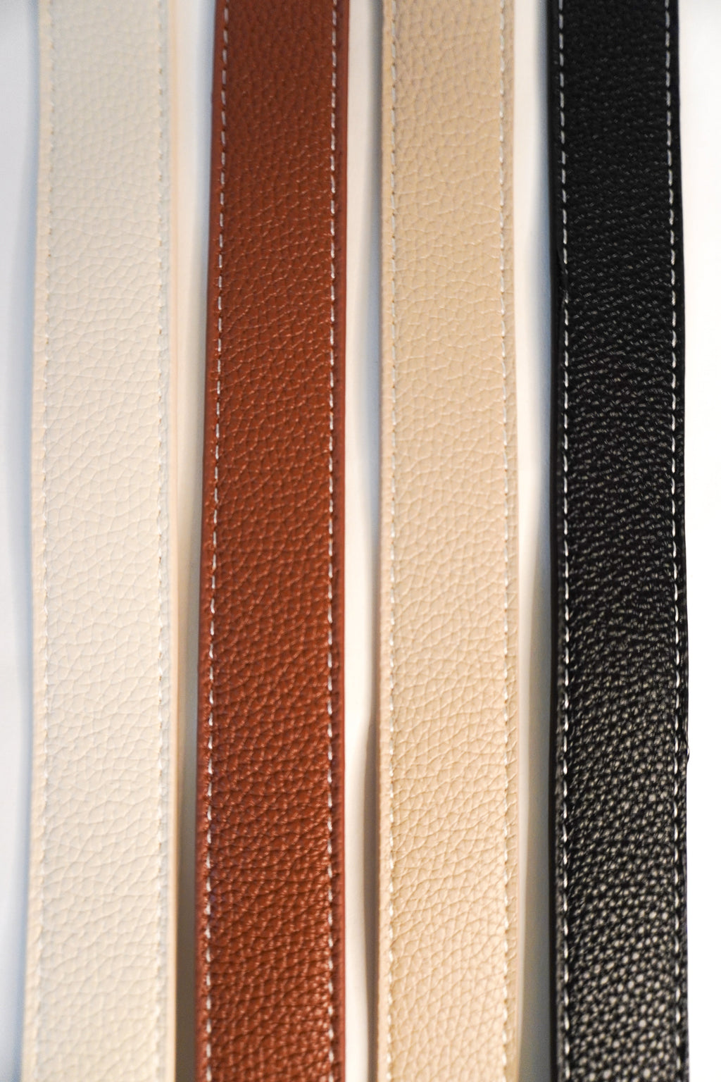 Taupe Vegan Leather Strap A Bag Concept