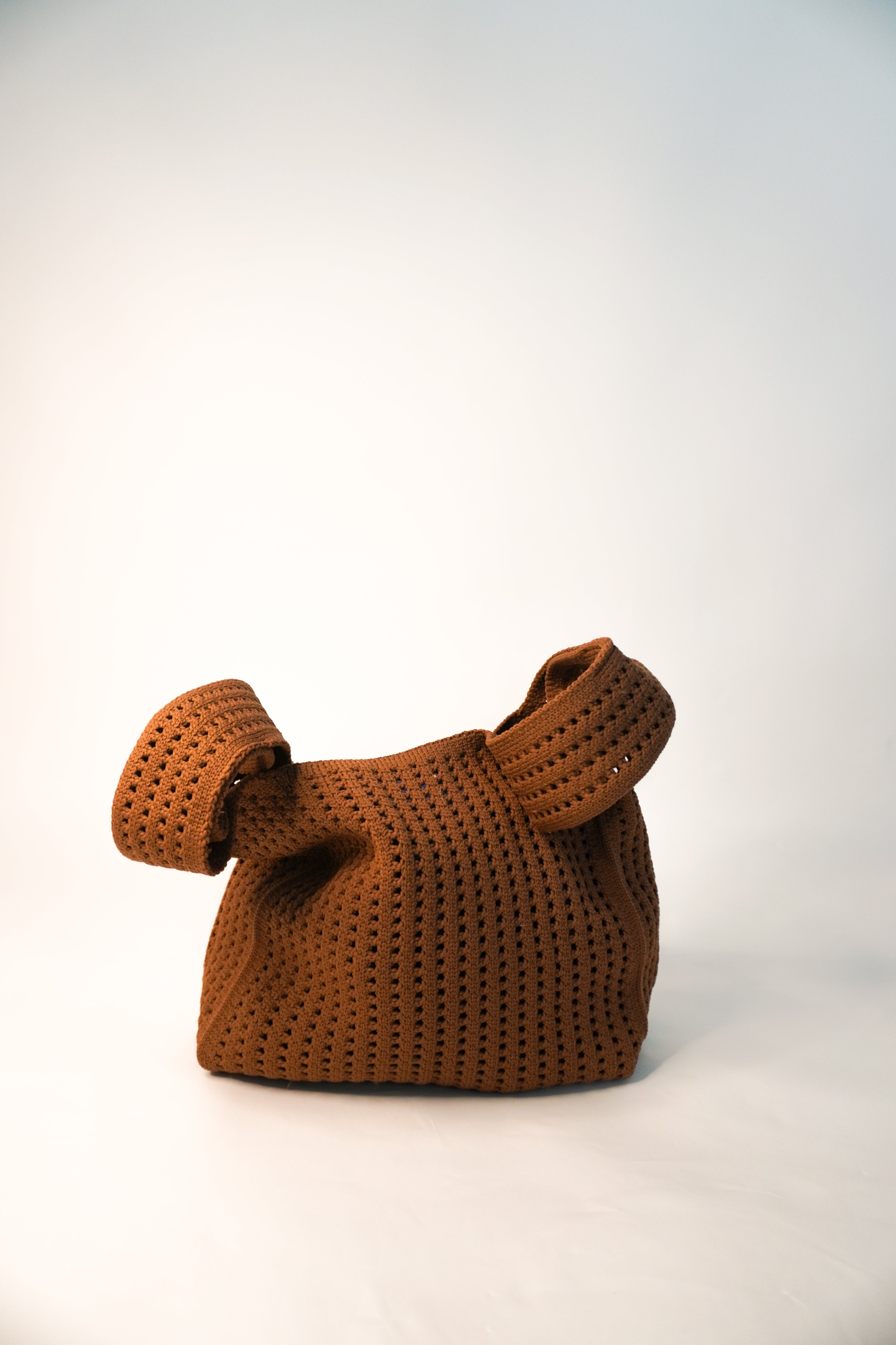 Brown Crochet Handbag A Bag Concept