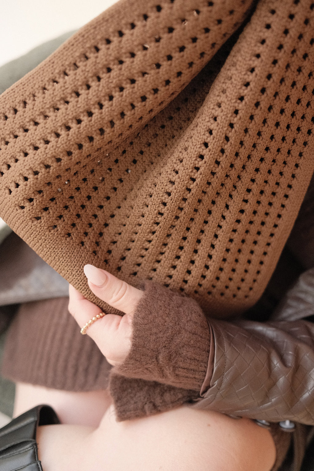 Brown Crochet Handbag A Bag Concept