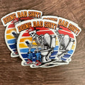 Doing Dad Shit | UV Printed Leather Hat Patch