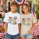 Kids Red White & Proud Winnie-the-Pooh T-Shirt, 1926 A.A. Milne Youth Patriotic 4th of July Tee OrnamentallyYou