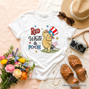 Kids Red White & Proud Winnie-the-Pooh T-Shirt, 1926 A.A. Milne Youth Patriotic 4th of July Tee OrnamentallyYou