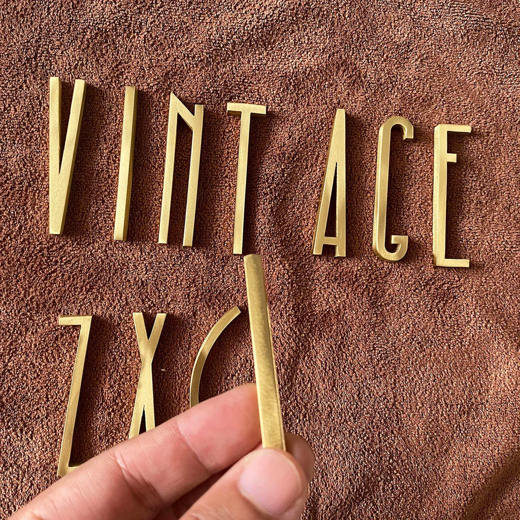 5mm Brass Letters – DIY Wall Decorative Name Signs for Business, Shops, and Doors Dlight Decor