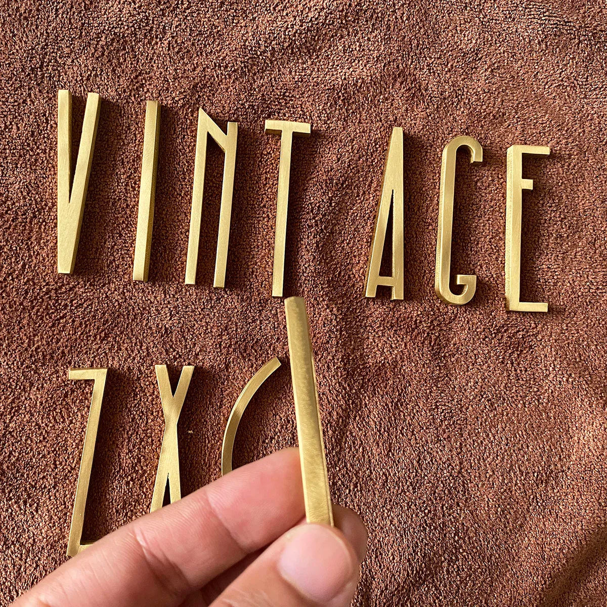 5mm Brass Letters – DIY Wall Decorative Name Signs for Business, Shops, and Doors Dlight Decor