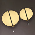 1 set Round Solid Brass Cabinet Knobs and Handles Drawer Pulls Furnitures Cupboard Wardrobe Knobs Bookcase Door Pull Dlight Decor