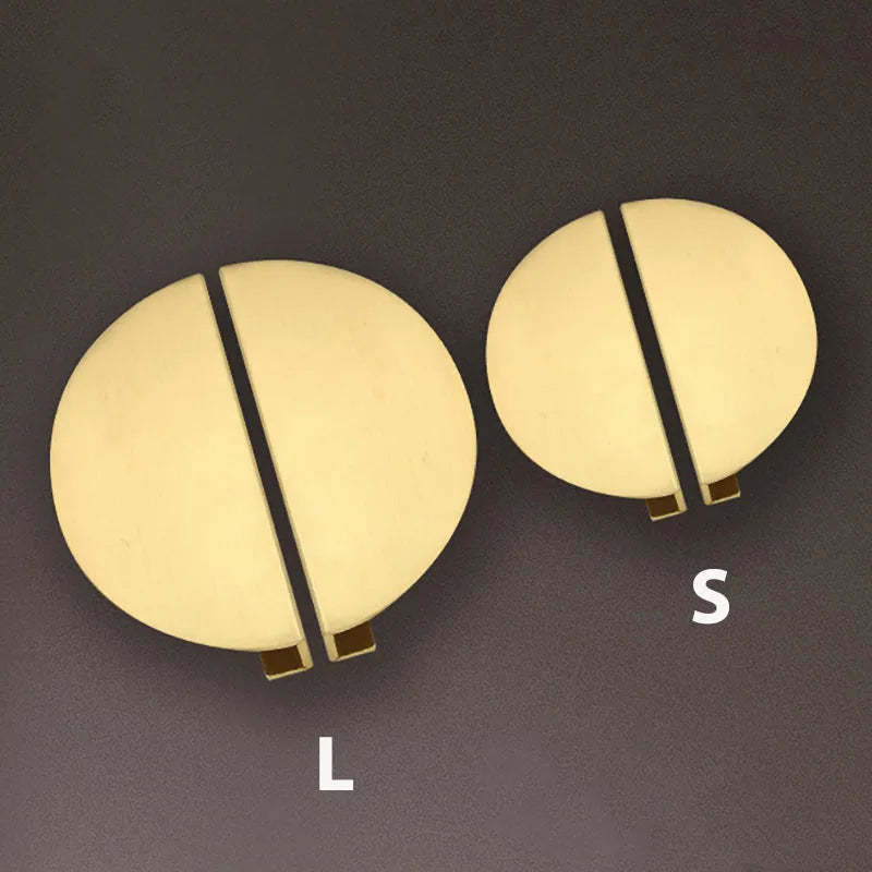 1 set Round Solid Brass Cabinet Knobs and Handles Drawer Pulls Furnitures Cupboard Wardrobe Knobs Bookcase Door Pull Dlight Decor