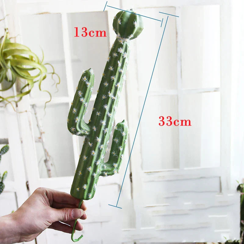 Dlight Decor 43cm Desert Cactus Plant with Foam Thorn Ball for Home and Garden Decor Dlight Decor