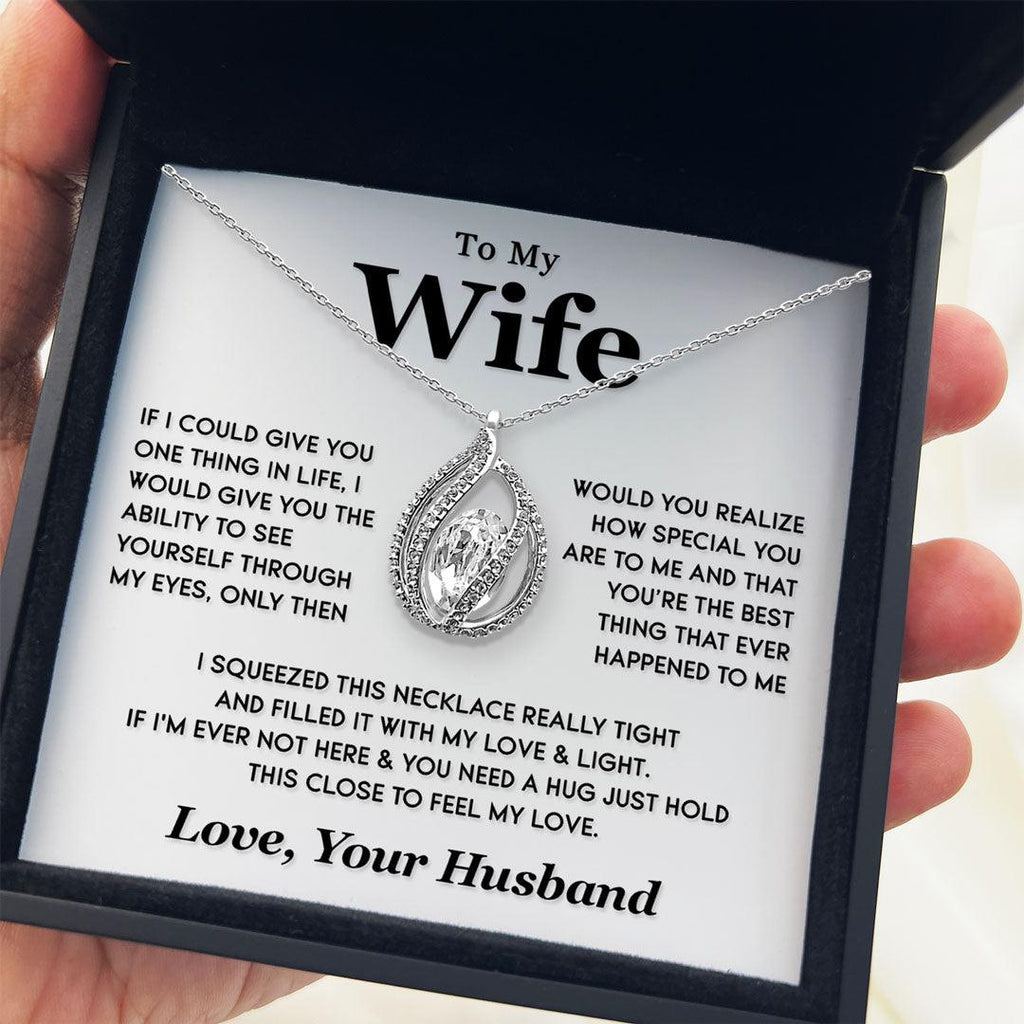 TRYNDI™ To My Wife Birdcage Necklace With Authentic Swarovski Crystals