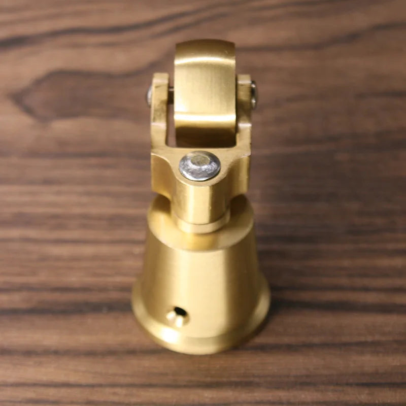 1.5-Inch Brass Furniture Casters – Gold Retro Round Cup Wheels for Cabinets, Tables, and Shelves Dlight Decor