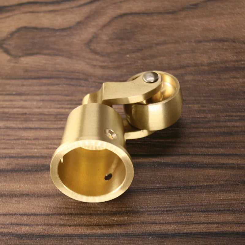 1.5-Inch Brass Furniture Casters – Gold Retro Round Cup Wheels for Cabinets, Tables, and Shelves Dlight Decor