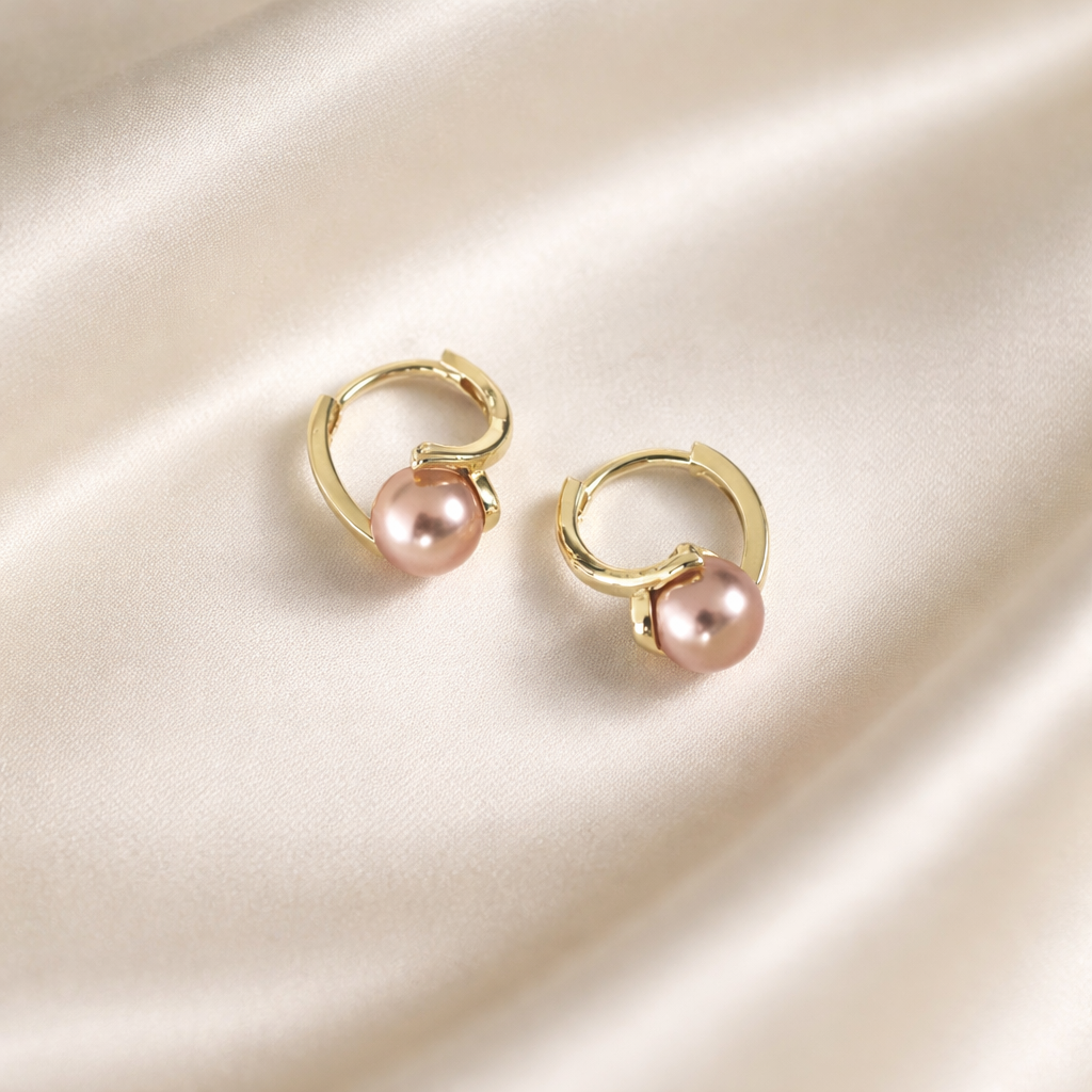 Dove Pearl Earrings Ostella Shells