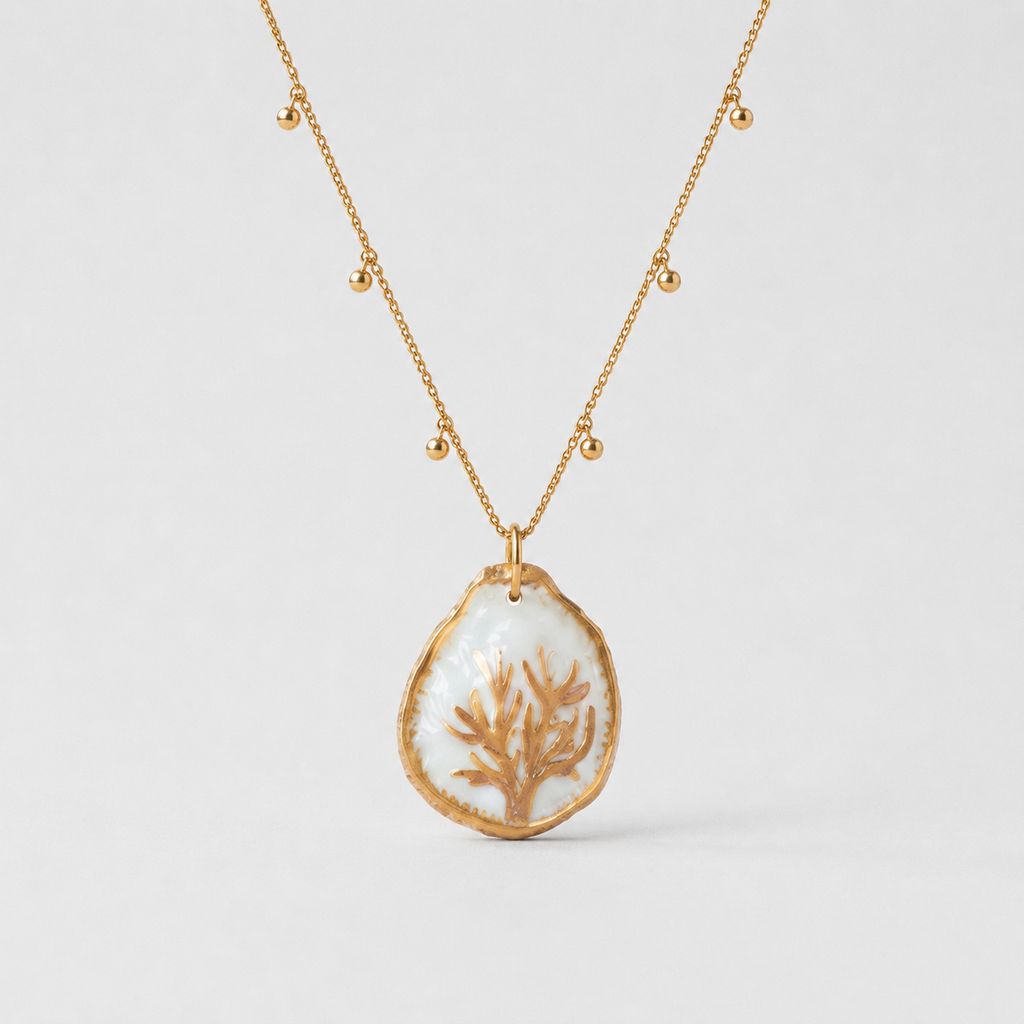 Autumn Pendant Necklace Ostella Shells