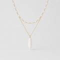 Swan Layered Necklace Ostella Shells