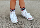 Stars and Stripes 4th of July Socks - Infant, Toddler, Youth & Adult Sizes Little Joy Co.