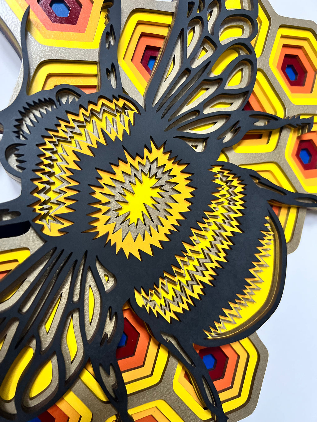 Bee Mandala AVEL Woodworking