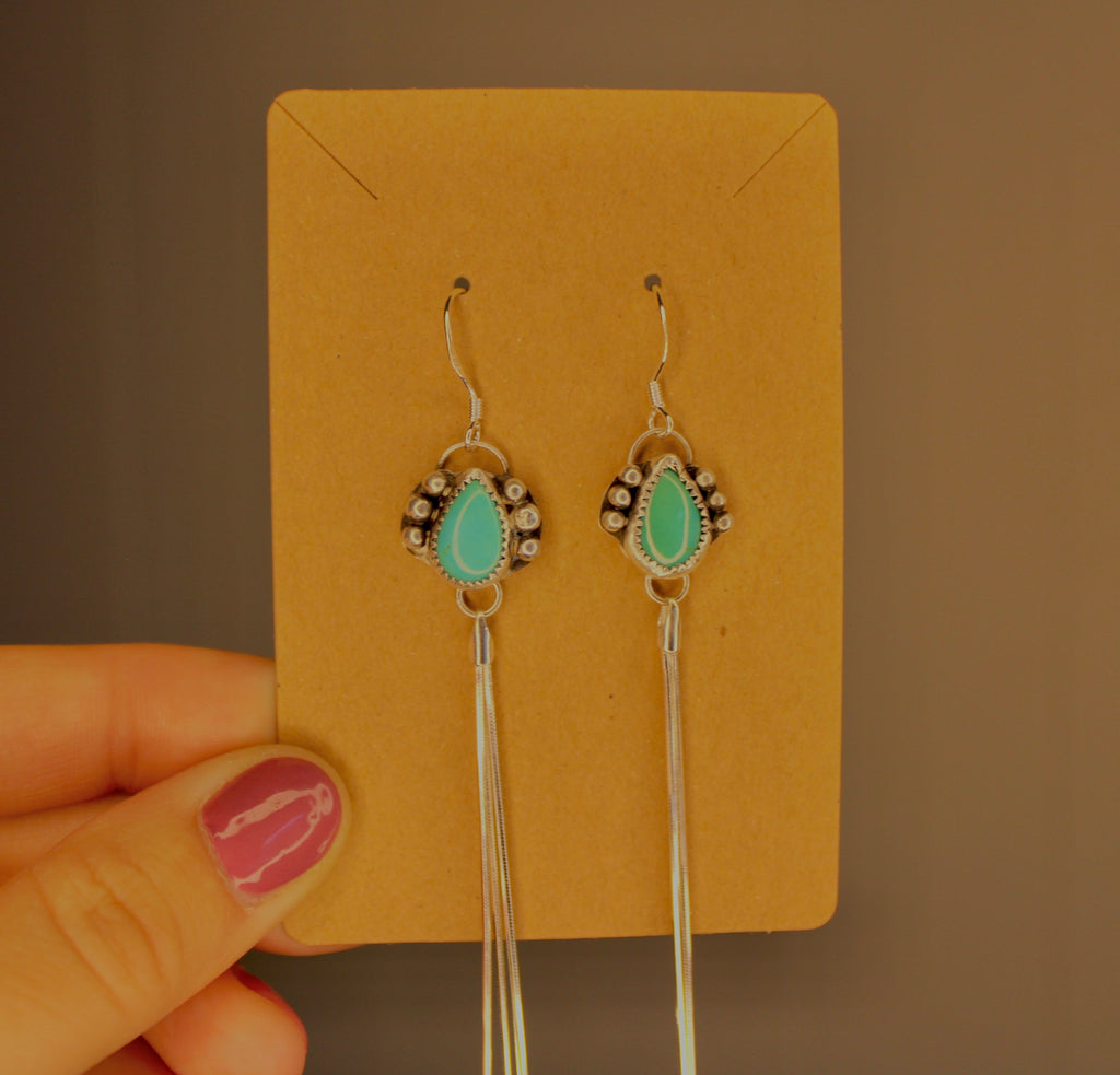 Sonoran Turquoise Duster Earrings