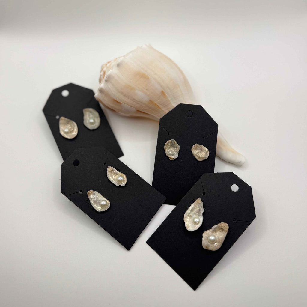 Oyster Shell Earrings Ostella Shells
