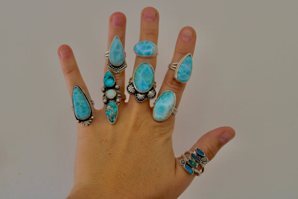 Size 6.5 Larimar Ring
