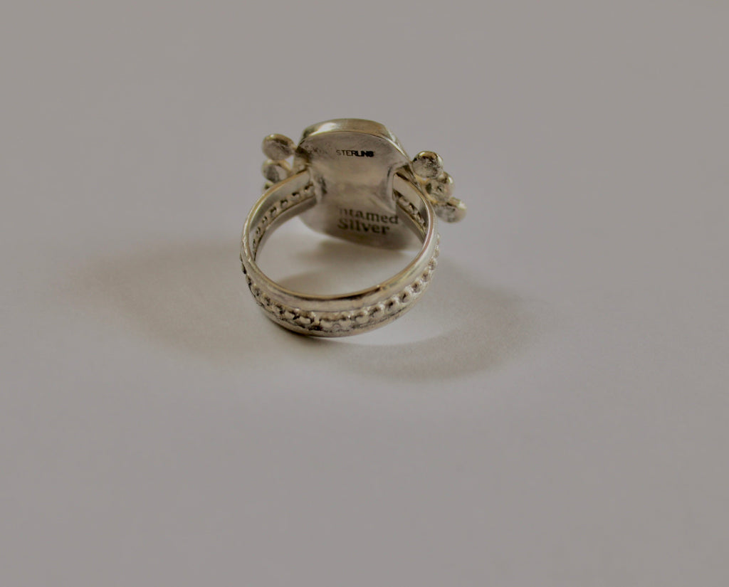 Size 10.5- Blue Gem Turquoise Ring