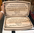 Personalized Bible Verse Kitchen Board AVEL Woodworking