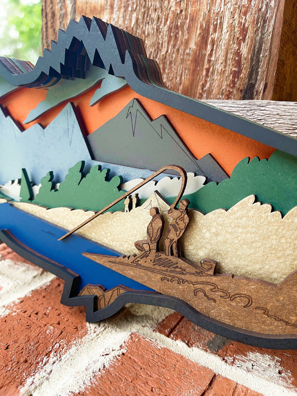 9 Layer Fish Mandala AVEL Woodworking
