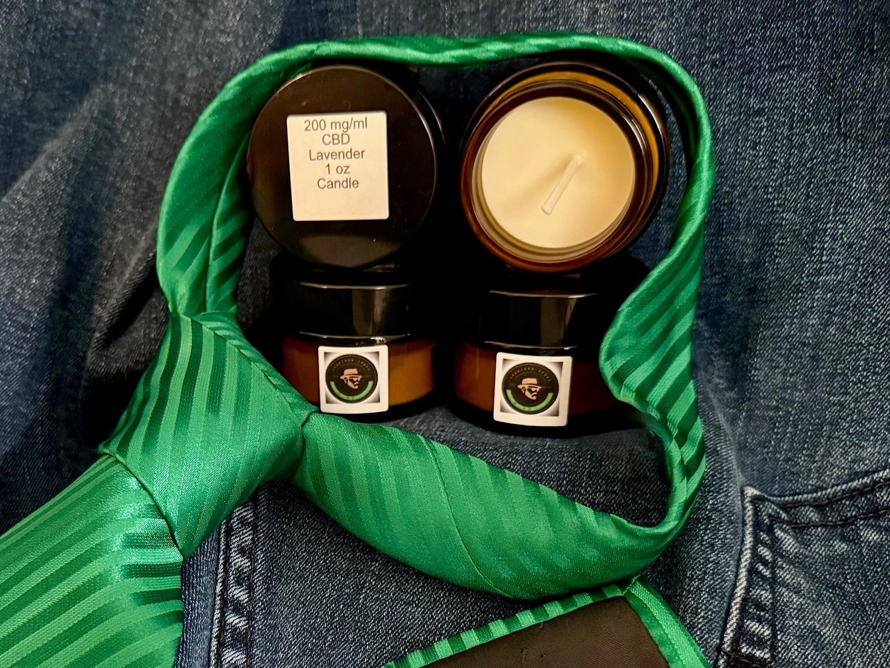 CBD 200 mg/ml Lavender Candle The Inspired Jewel