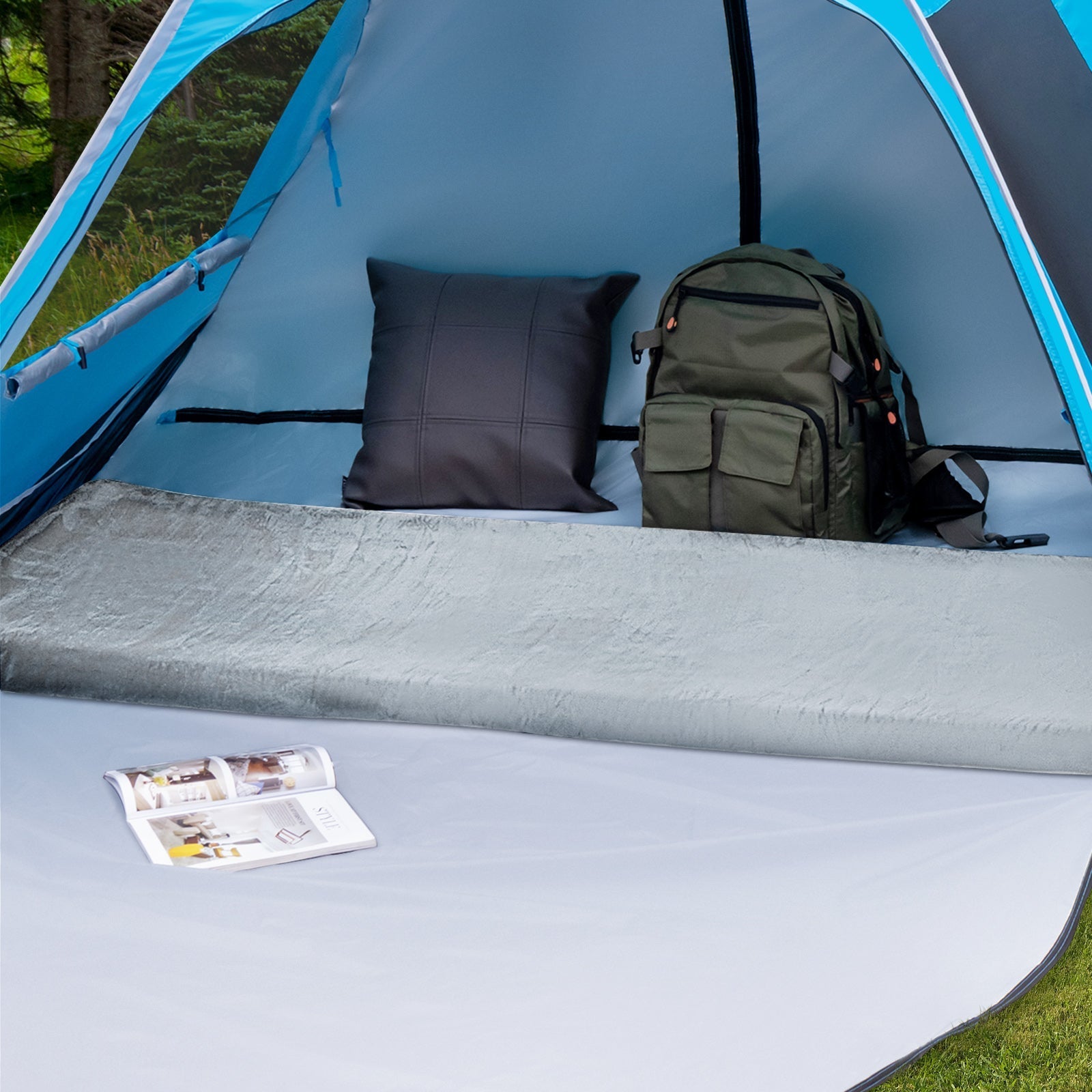 Lightweight Portable Memory Camping Mattress with Carrying Bag GemGear
