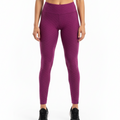 Basket Weave Jacquard Long Legging - Magenta
