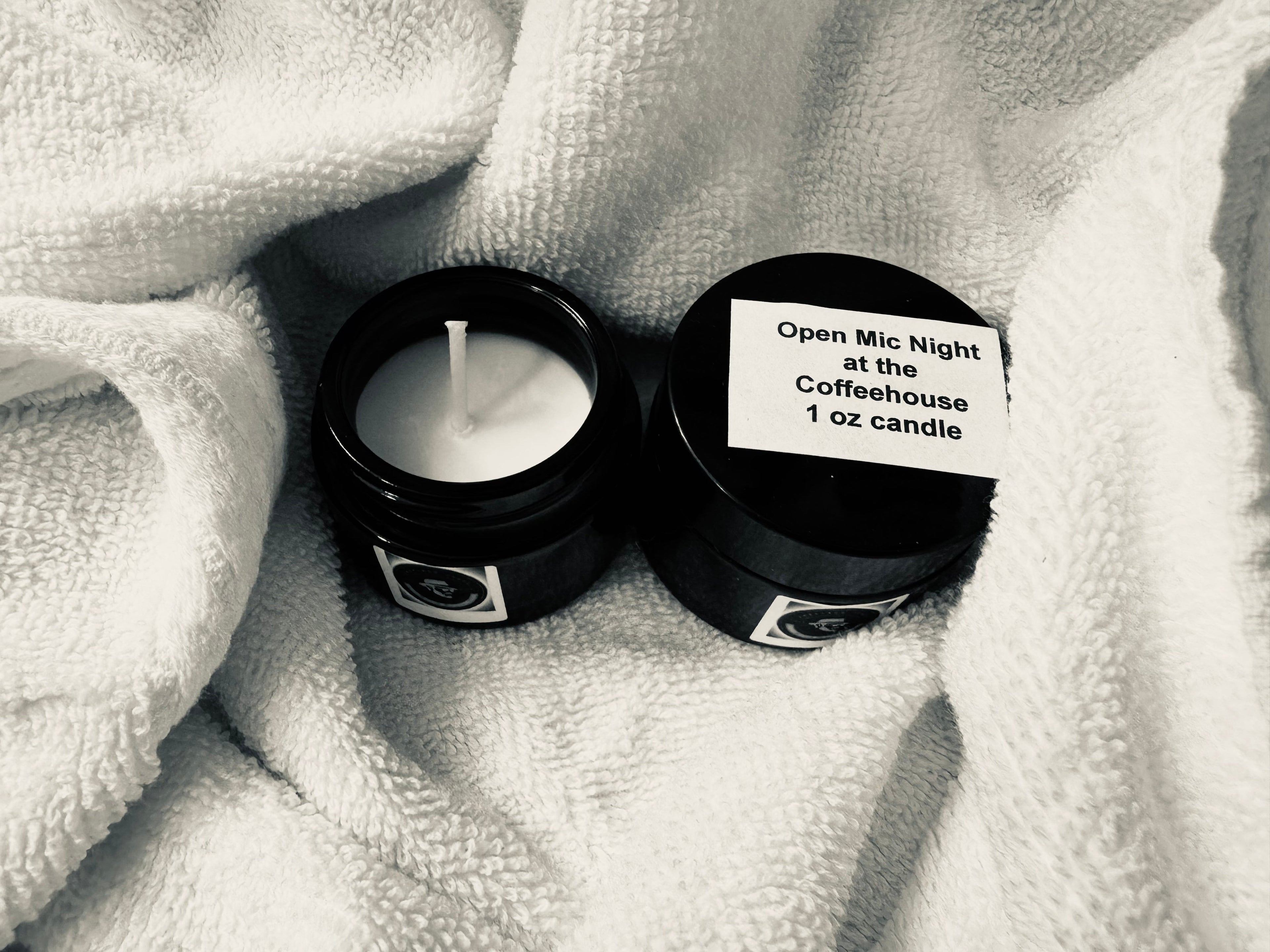 Open Mic Night at the Coffeehouse Candle The Inspired Jewel