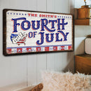 4th of July Personalized Welcome Sign Tailored Canvases