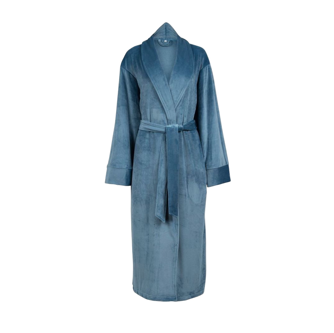 Plush Velour Women's Robe Pure Fiber