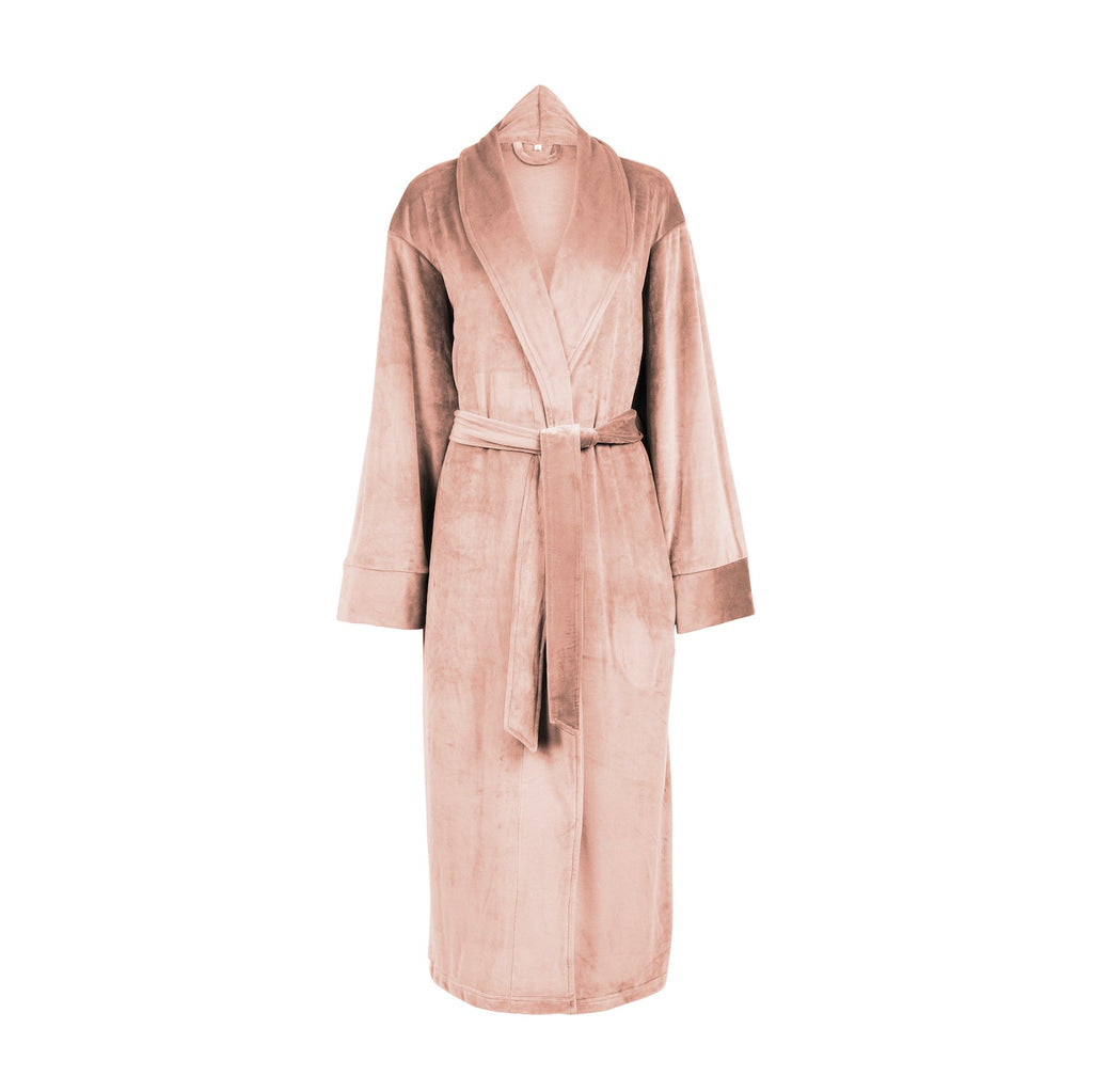 Plush Velour Women's Robe Pure Fiber