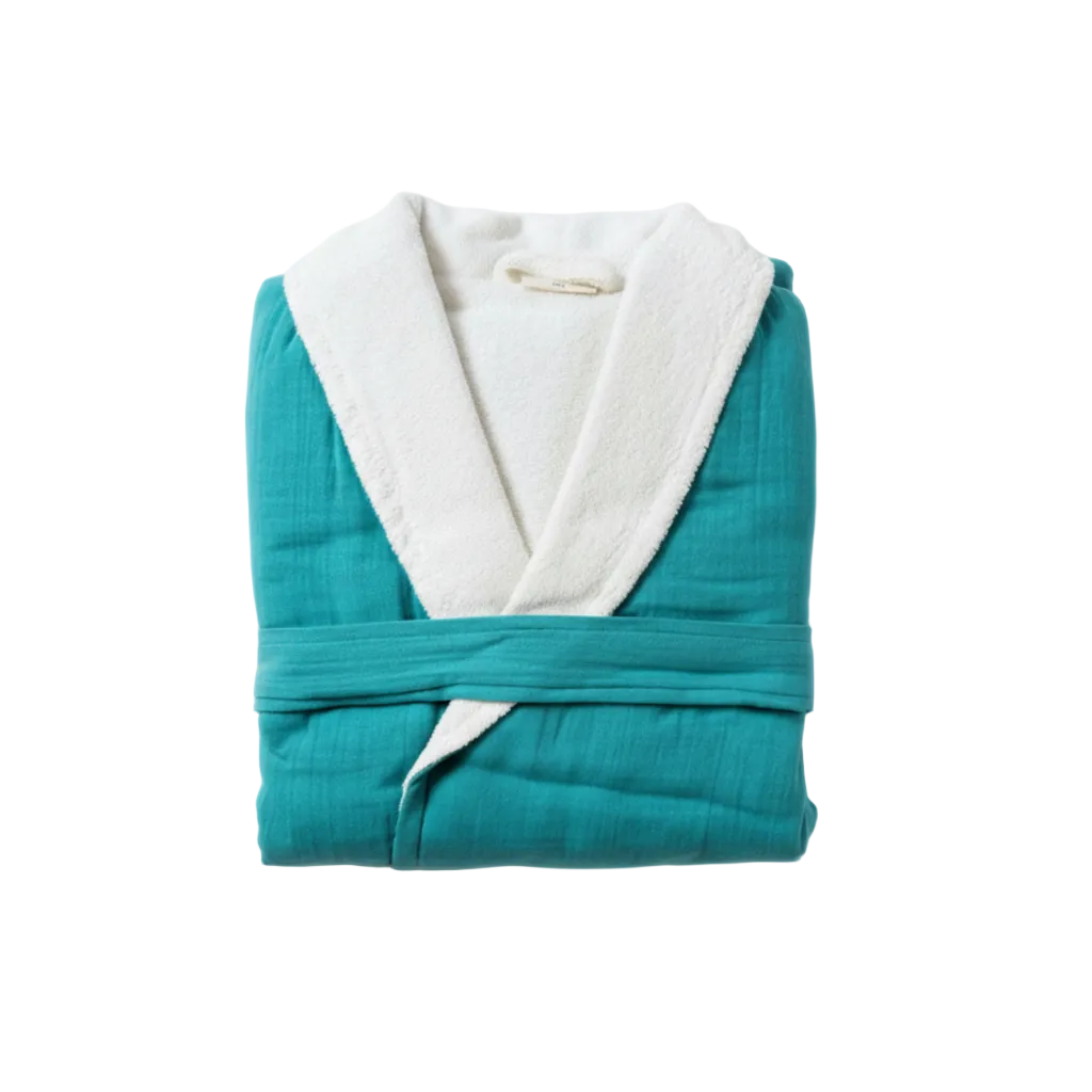 Soluna – Double-Side Muslin/Terry Shawl Robe Pure Fiber