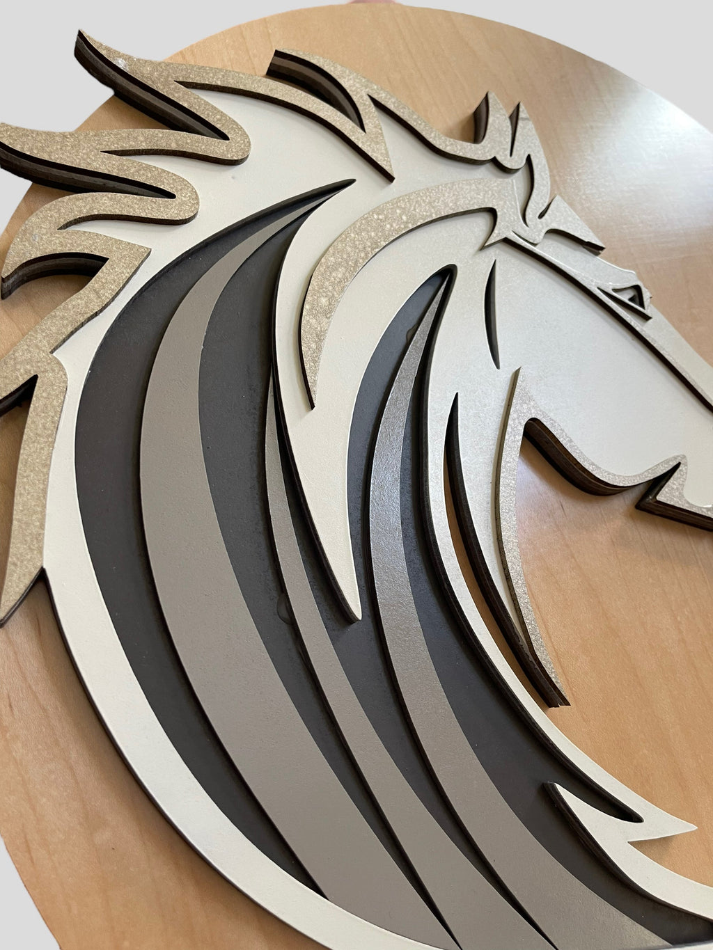 Horse Mandala AVEL Woodworking