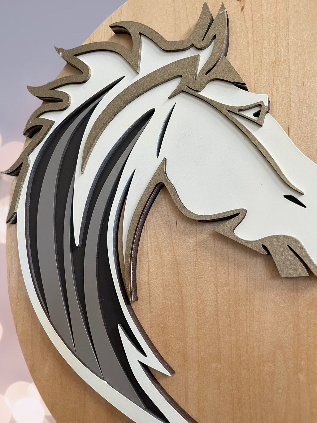 Horse Mandala AVEL Woodworking