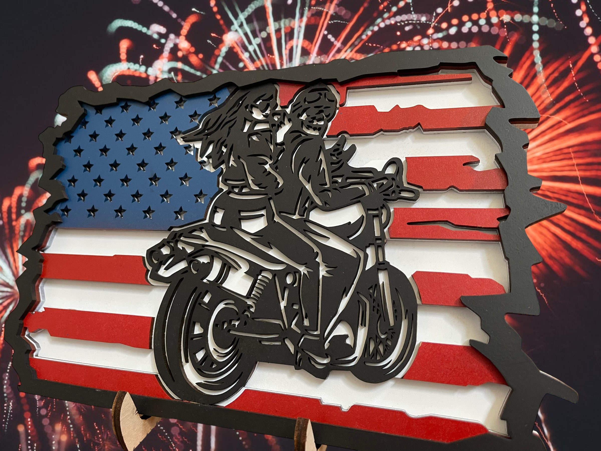 'Merican Lovers Mandala AVEL Woodworking