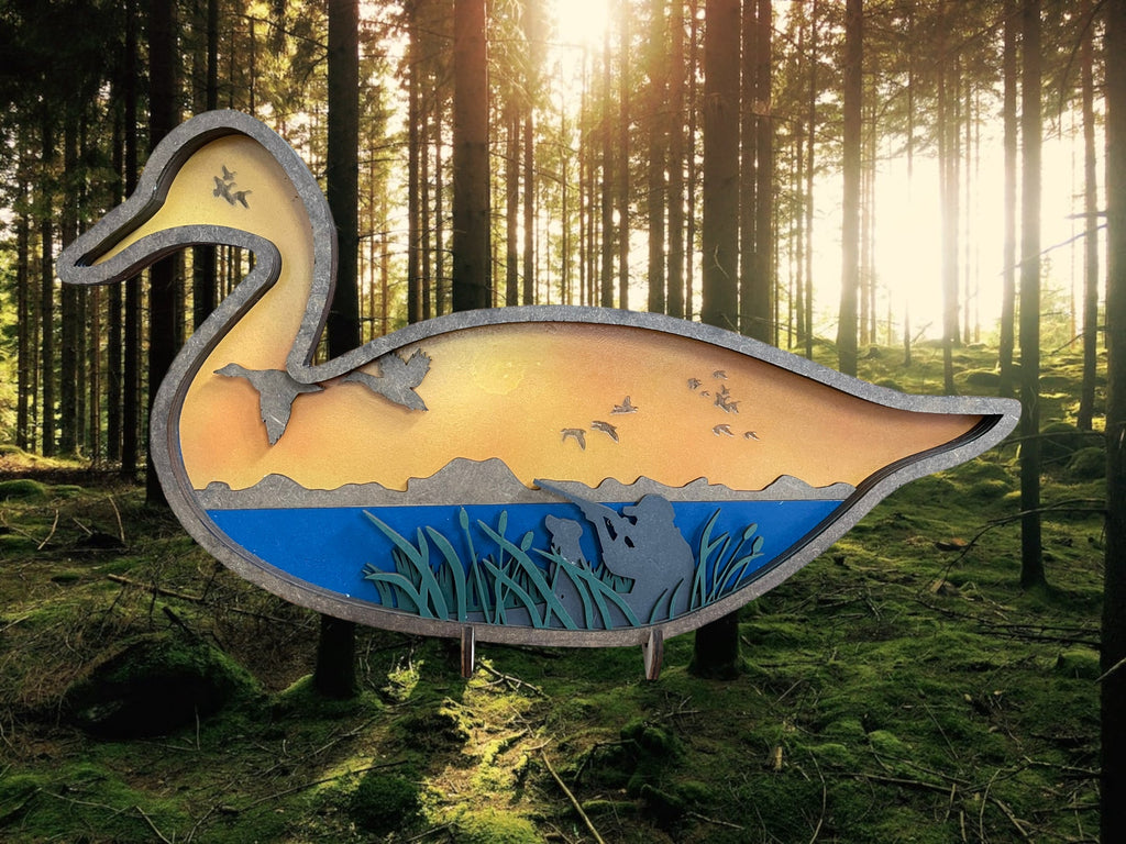 Duck Mandala AVEL Woodworking