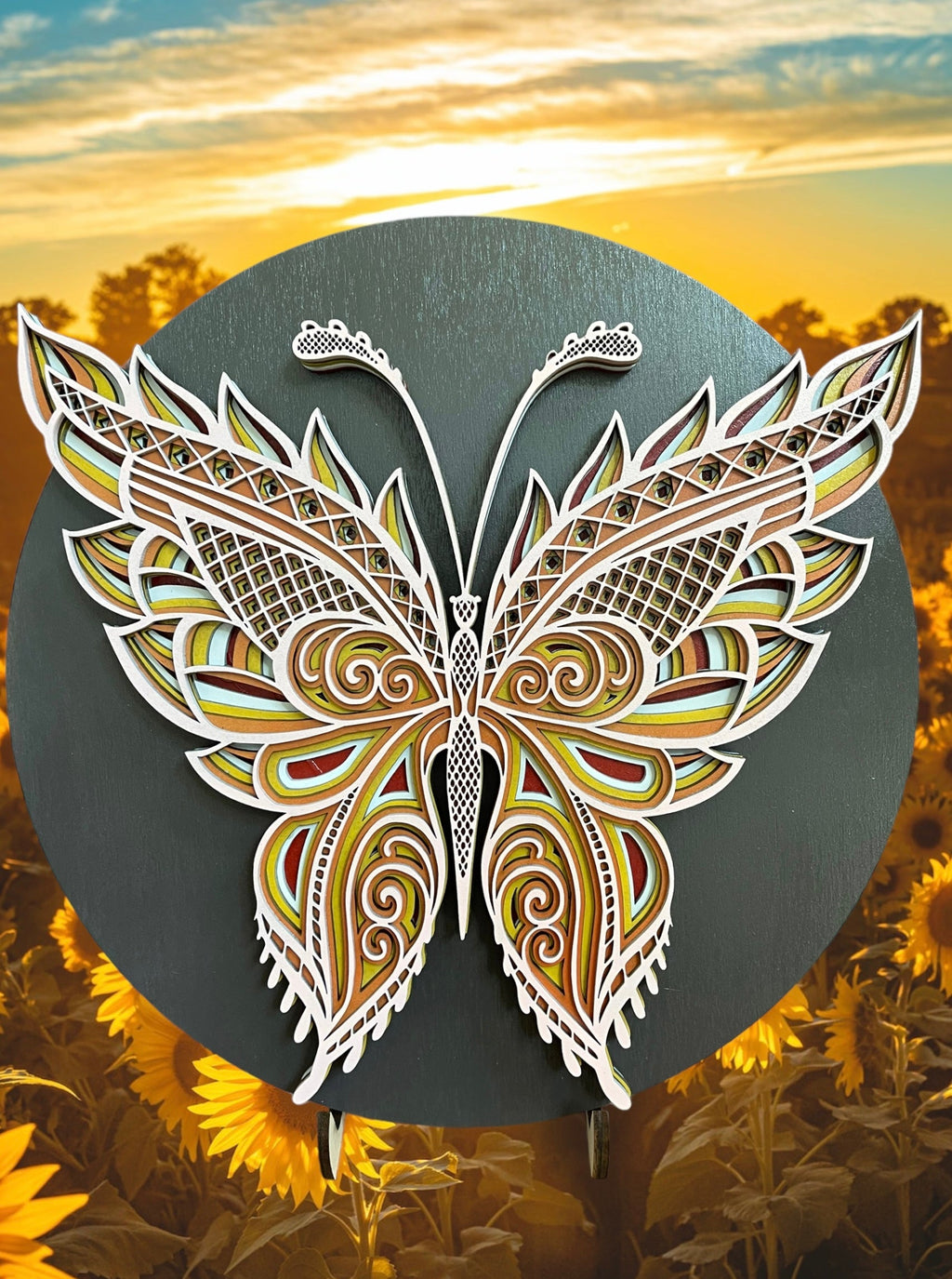 Butterfly Mandala AVEL Woodworking