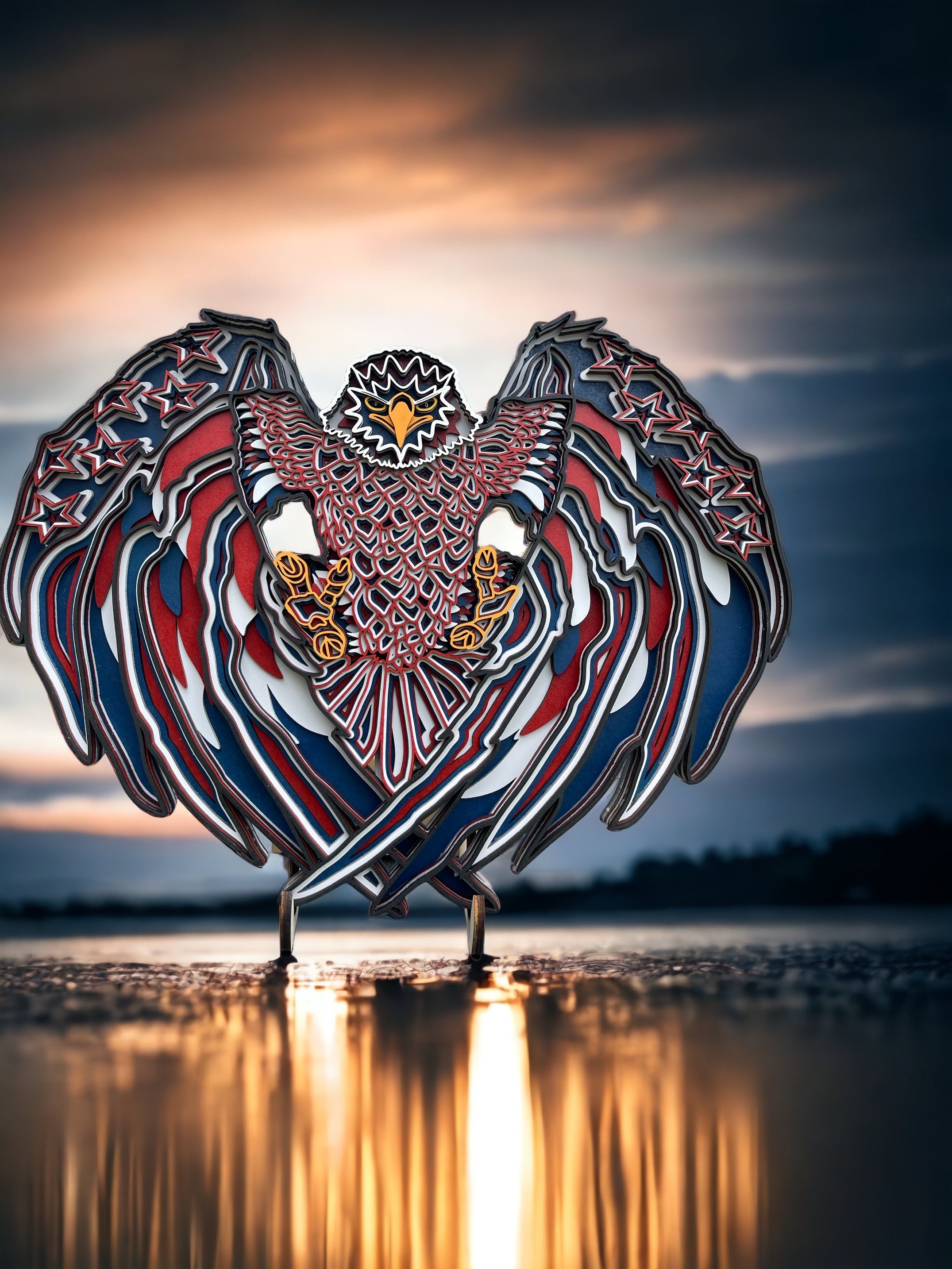 American Eagle Mandala AVEL Woodworking