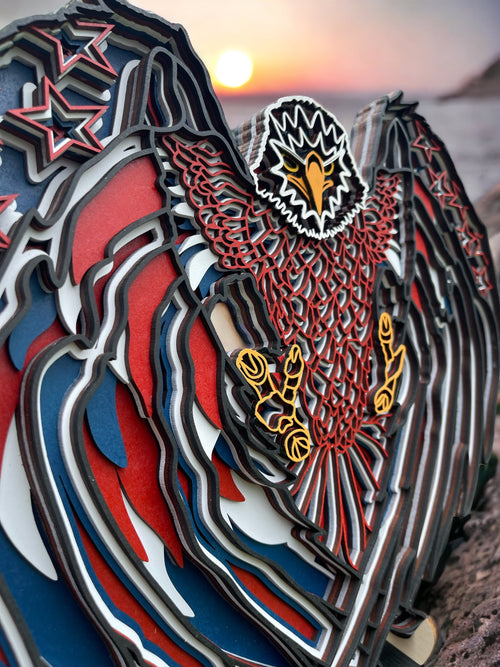 American Eagle Mandala AVEL Woodworking