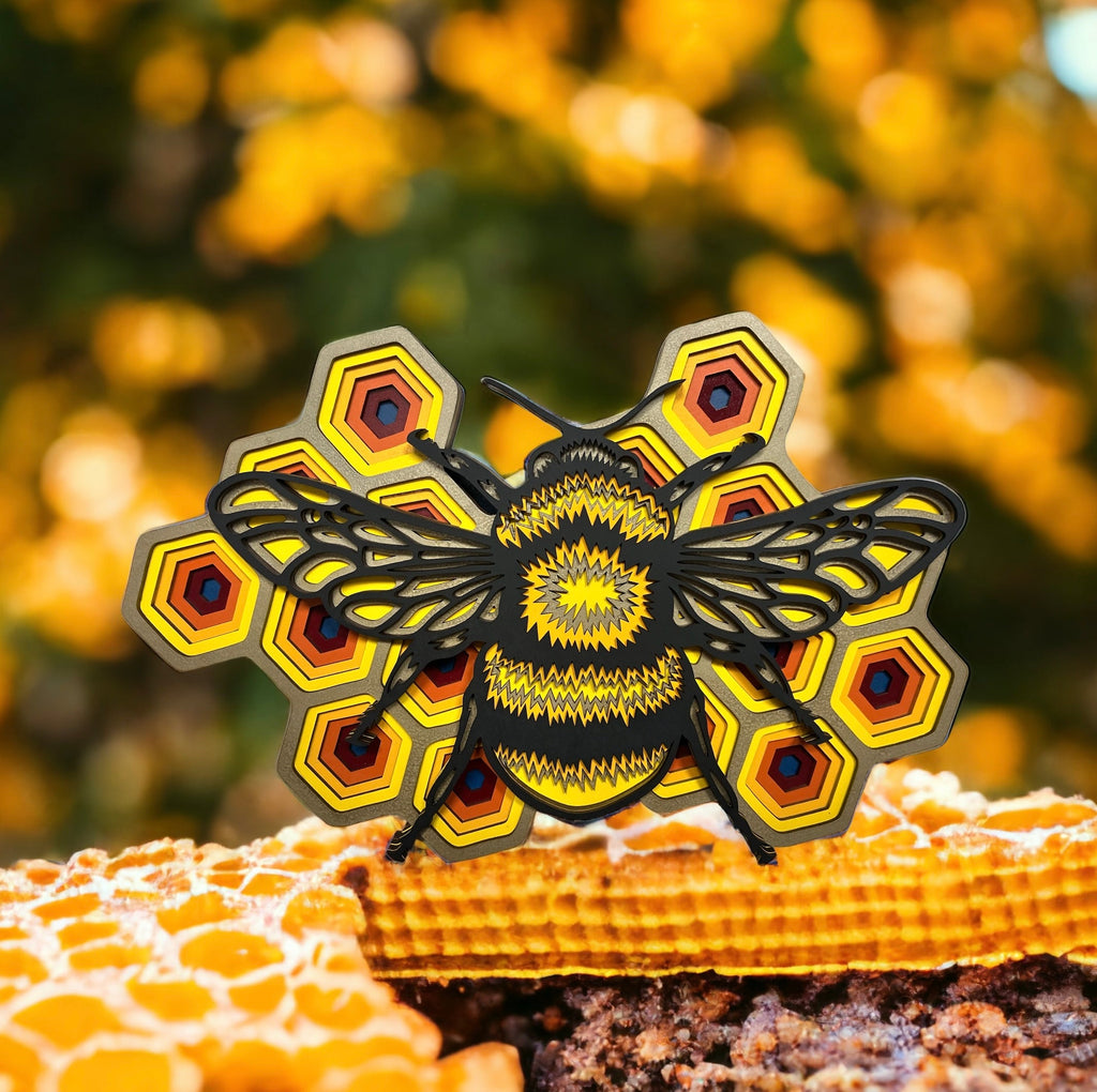 Bee Mandala AVEL Woodworking