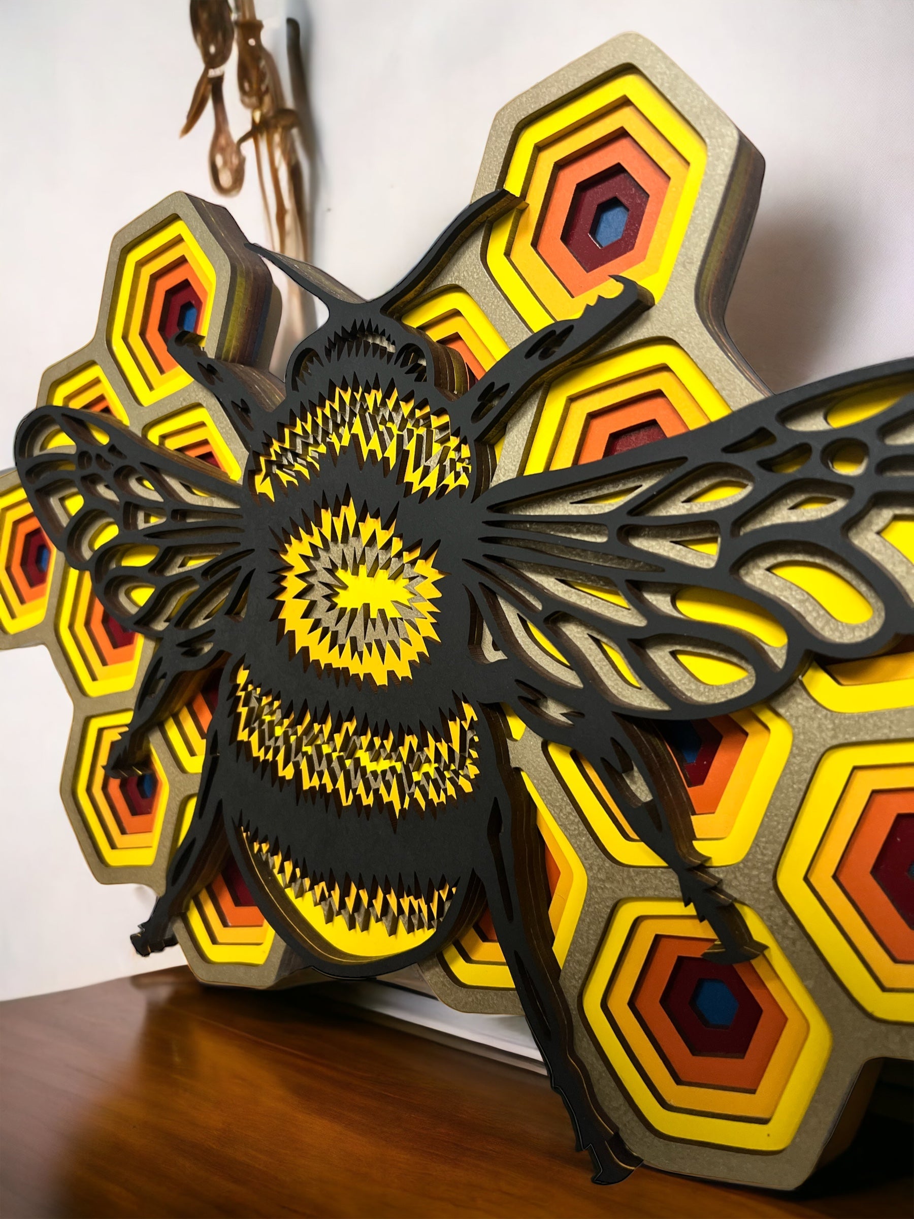 Bee Mandala AVEL Woodworking