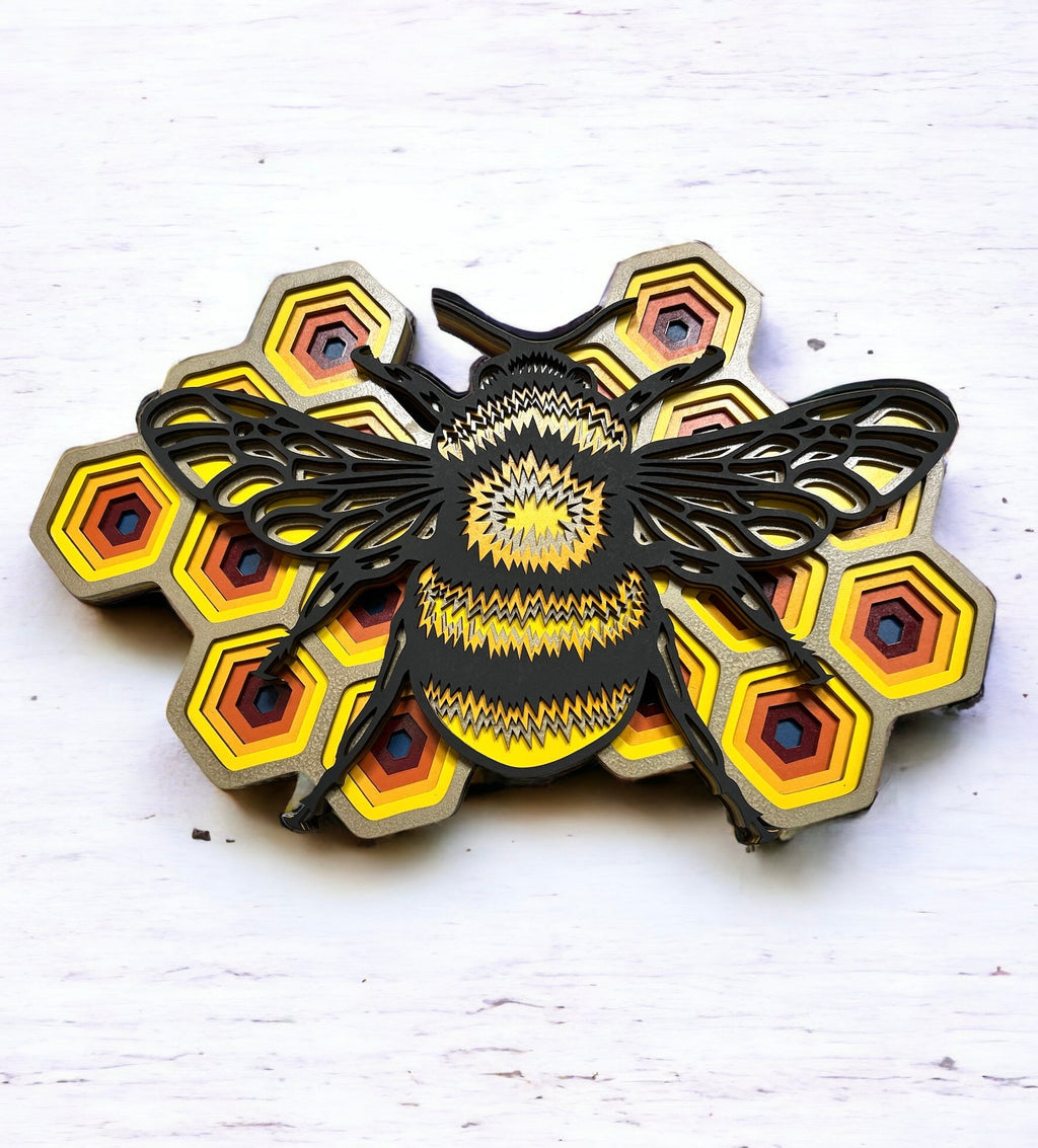 Bee Mandala AVEL Woodworking