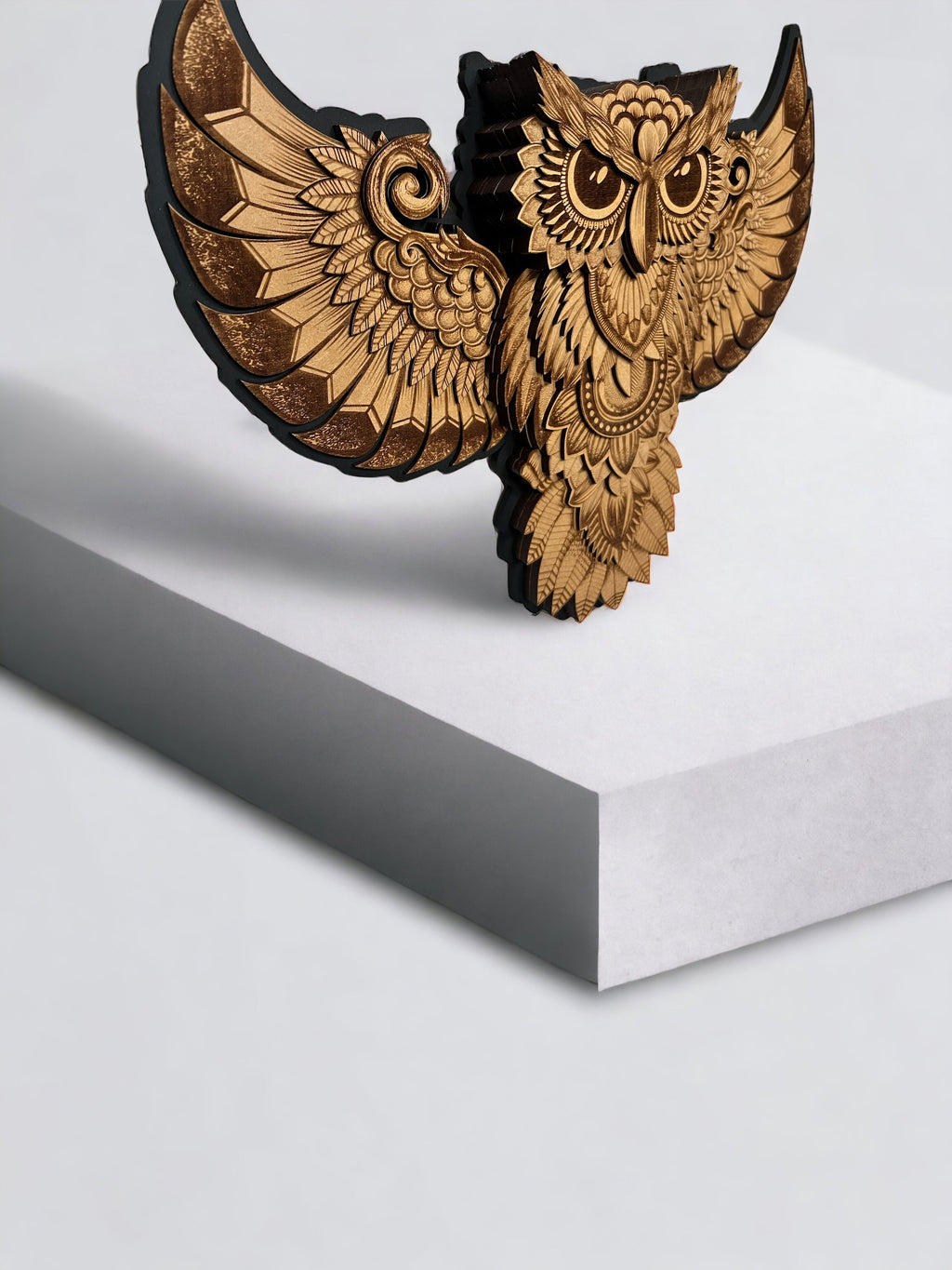 Owl Mandala AVEL Woodworking
