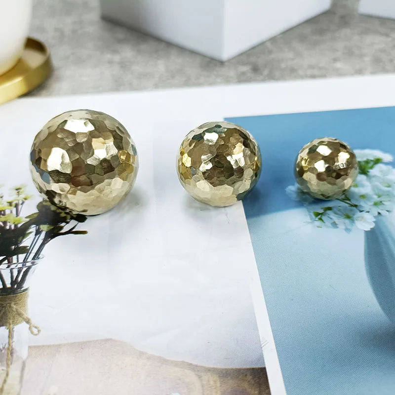 Brass Ball Cabinet Knobs – Modern Wardrobe Handles and Dresser Pulls Dlight Decor