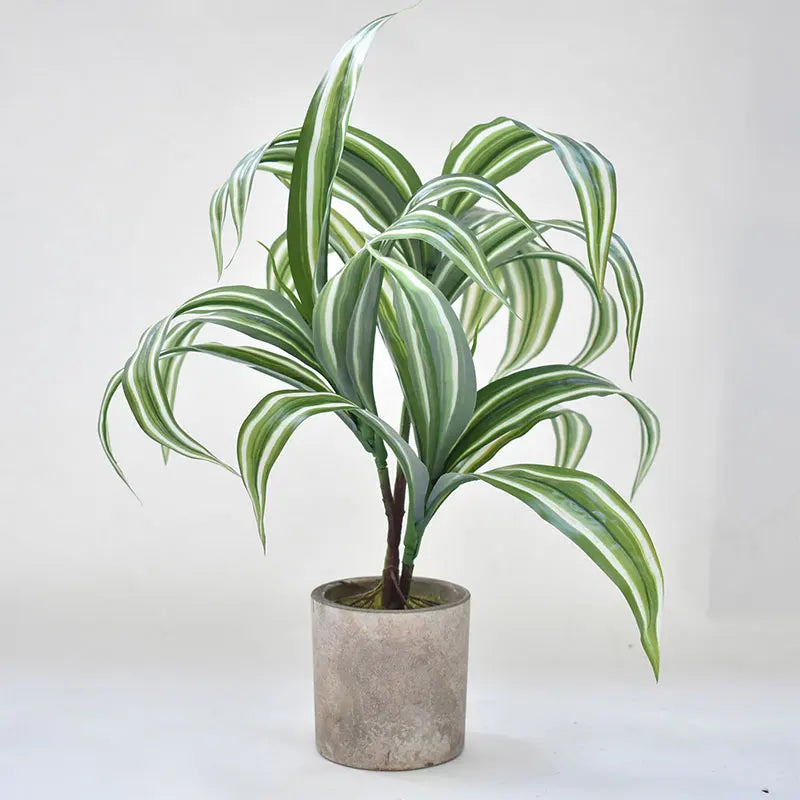 Dlight Decor 43cm Dracaena Air Grass Branch with Bamboo Leaves for Desktop Decor Dlight Decor