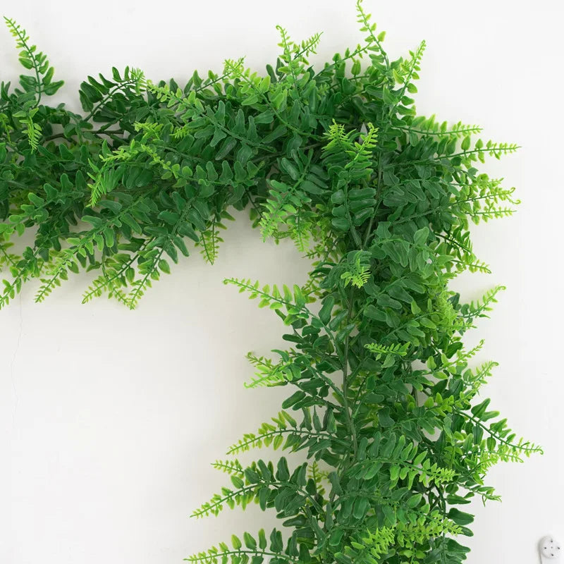 Dlight Decor 175cm Tropical Fern Vine Hanging Plant for Home and Garden Wall Decor Dlight Decor