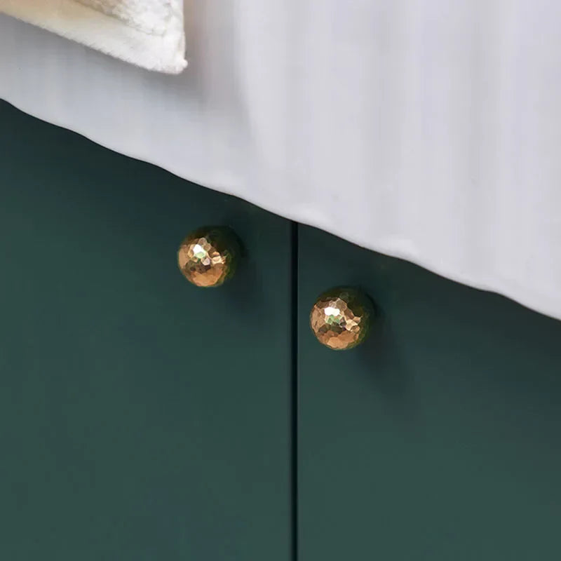 Brass Ball Cabinet Knobs – Modern Wardrobe Handles and Dresser Pulls Dlight Decor