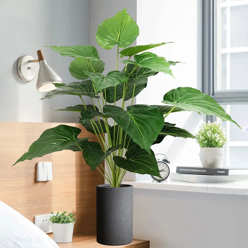 Dlight Decor 75cm Monstera Palm Tree with 24 Turtle Leaves Dlight Decor